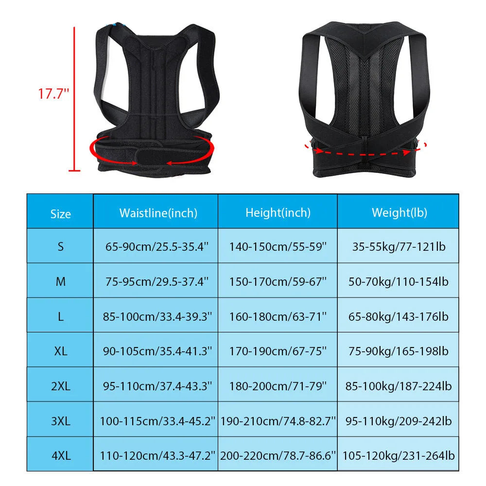 Parent Posture Back Support Brace